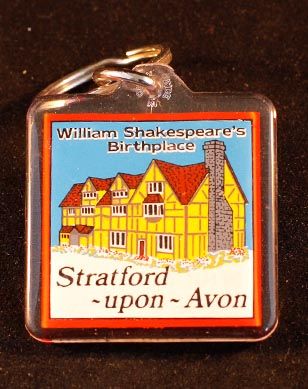 Shakespeare's Birthplace acrylic keyring